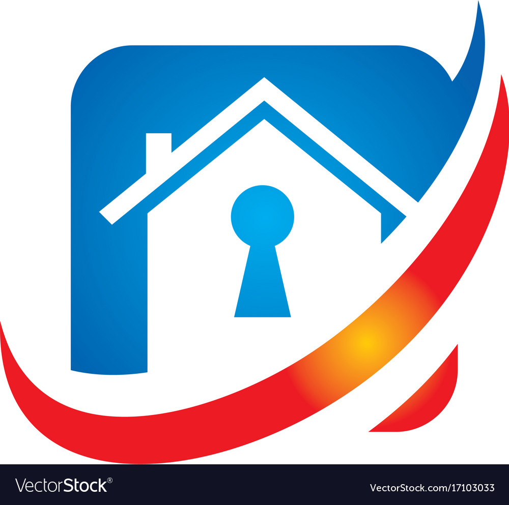 House secure icon logo