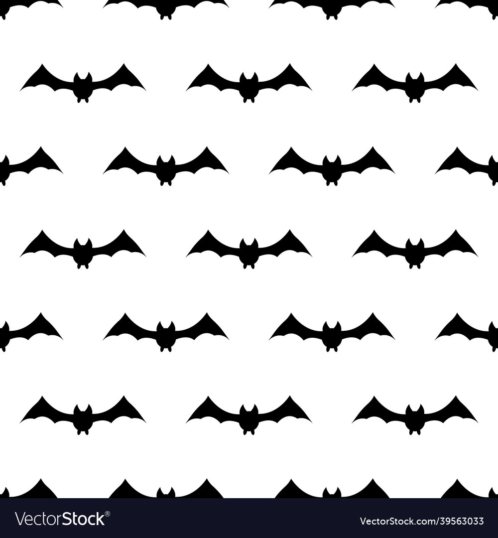 Seamless repeating pattern with halloween symbols Vector Image