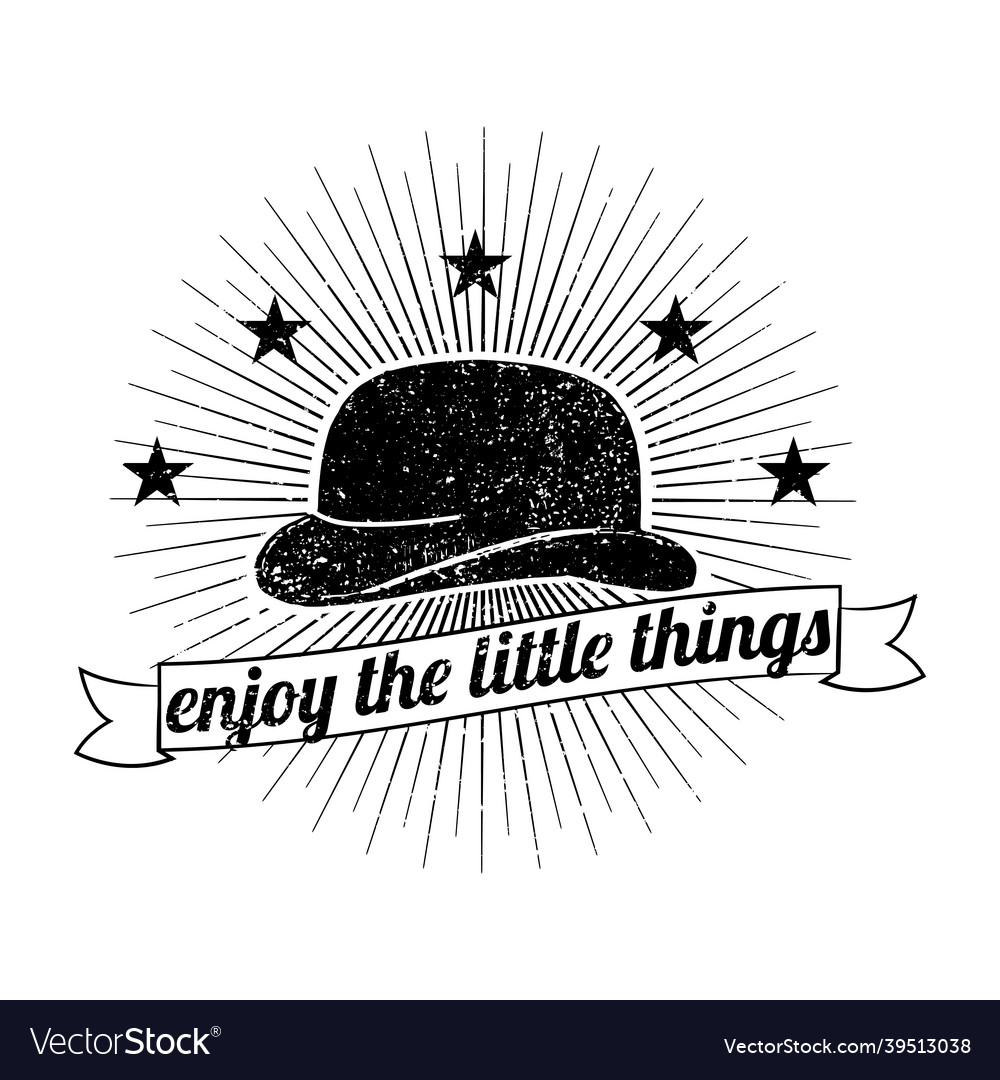 Mens hat logo Royalty Free Vector Image VectorStock