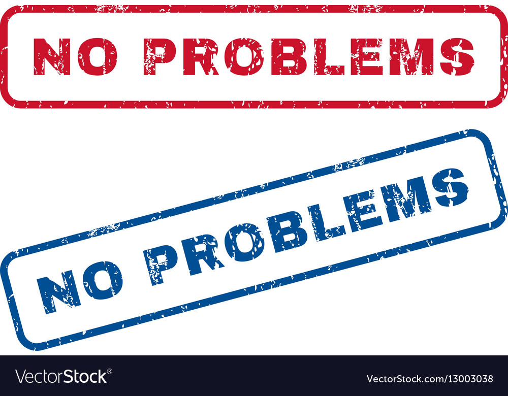 no-problems-rubber-stamps-royalty-free-vector-image