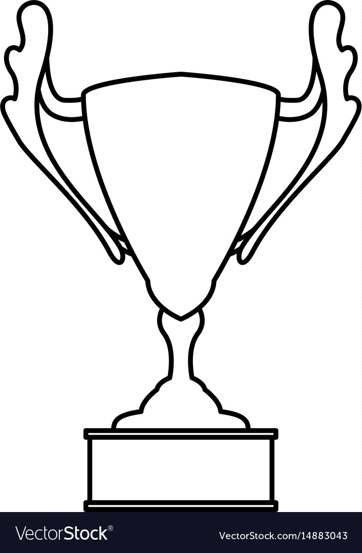 Trophy Cup Championship Royalty Free Vector Image