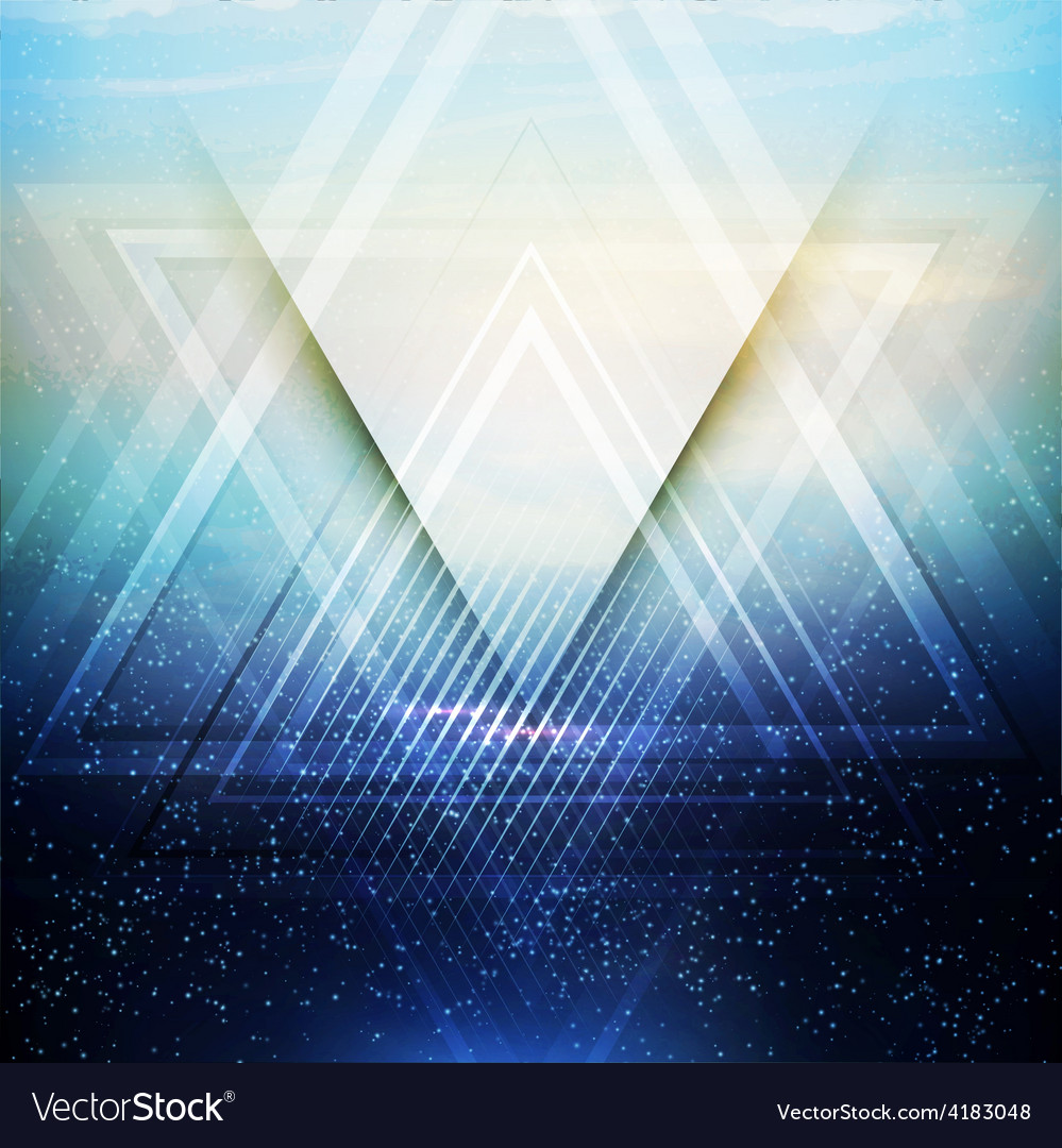 Abstract triangle future background Royalty Free Vector