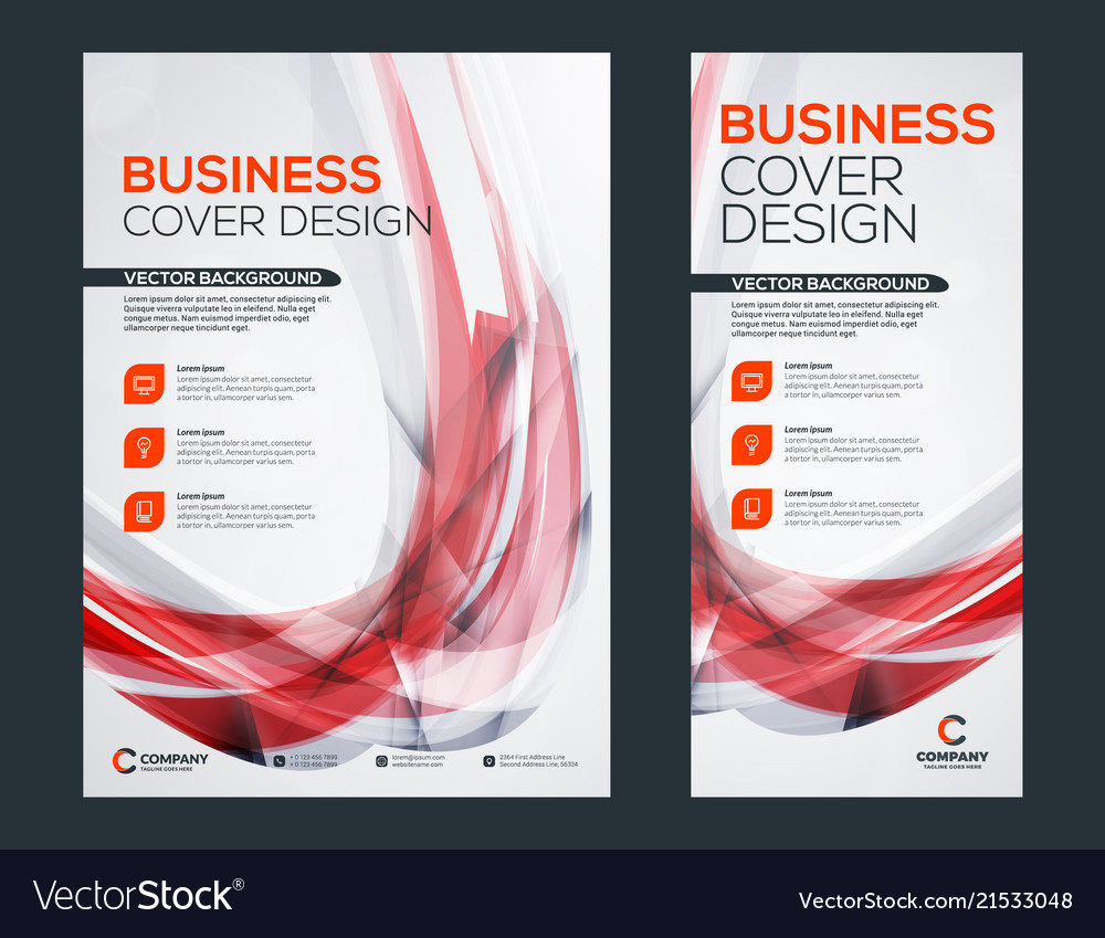 Business brochure cover or banner design template