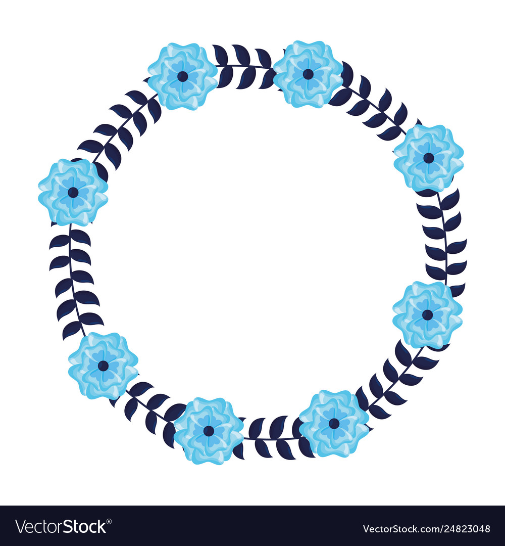 Floral wreath flowers