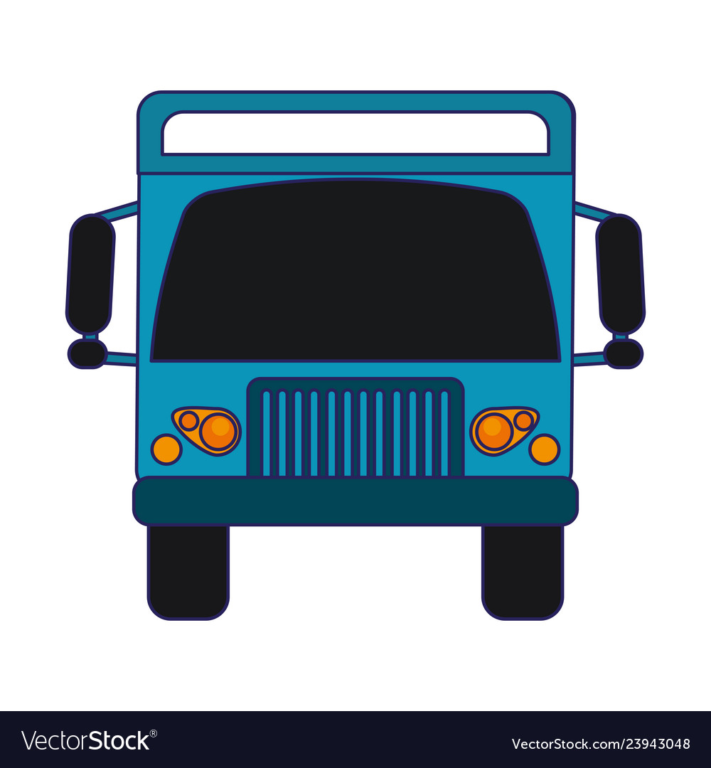 Truck vehicle frontview symbol