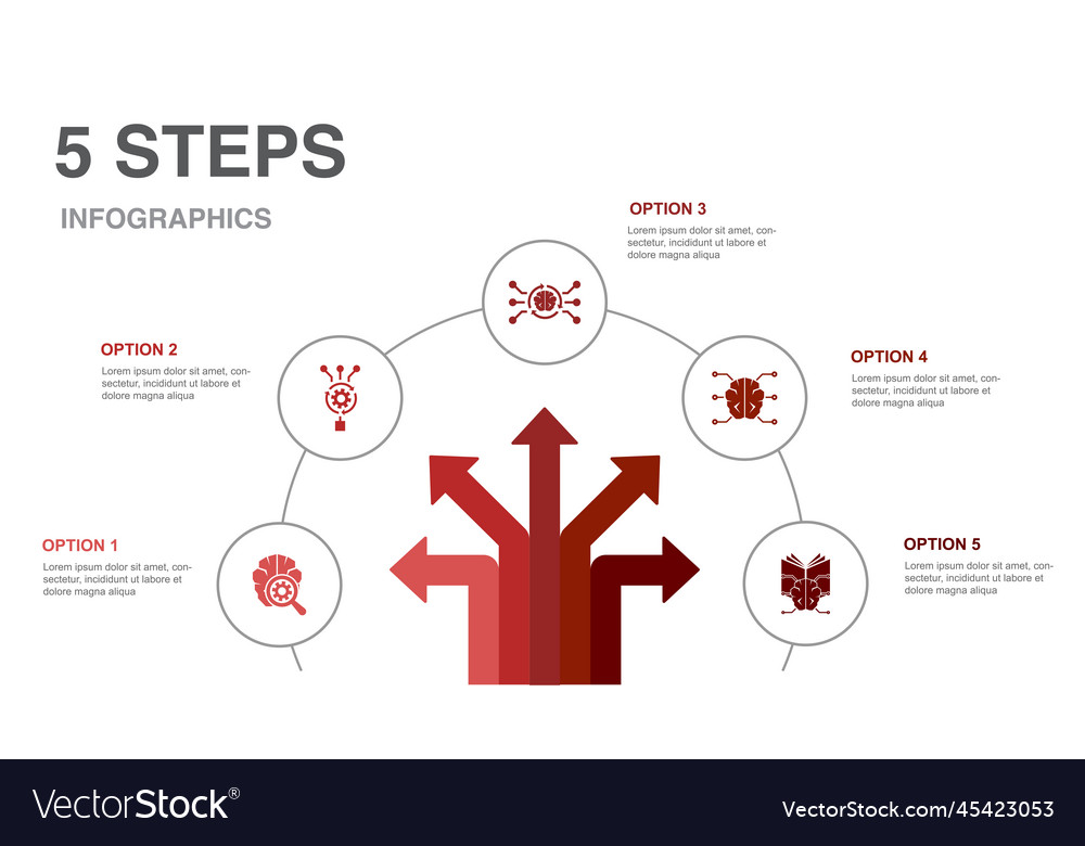 Deep learning algorithm neural network ai Vector Image