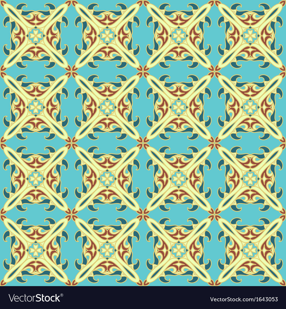 Tiled seamless pattern Royalty Free Vector Image