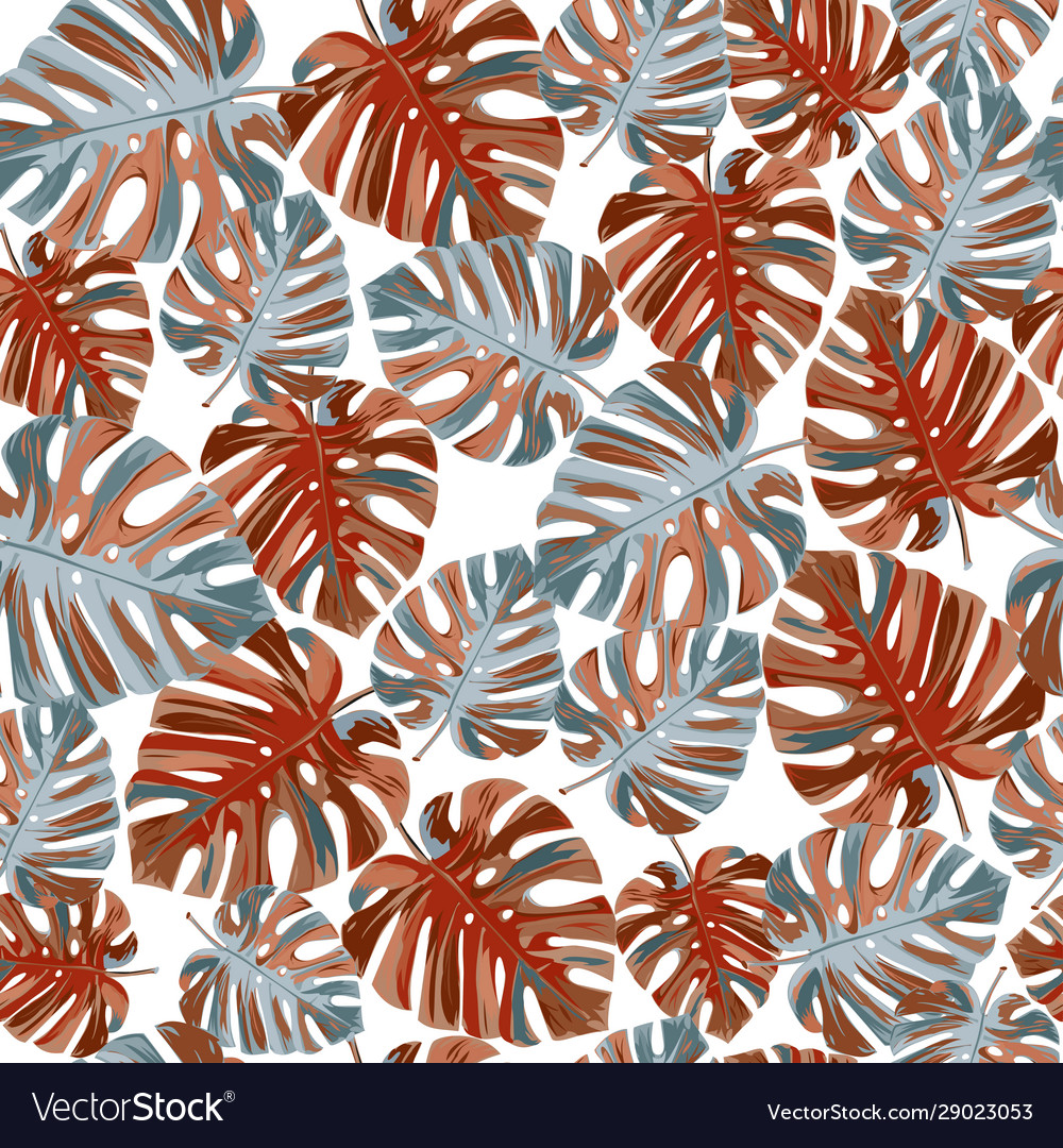 Tropical background seamless pattern Royalty Free Vector