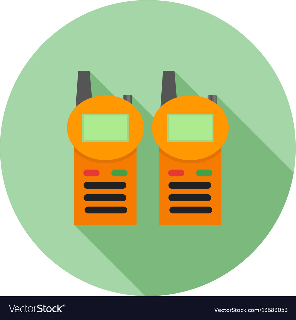 Walkie talkie Royalty Free Vector Image - VectorStock