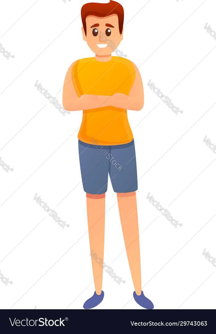 Adolescent student icon cartoon style Royalty Free Vector Adolescent student icon cartoon style Royalty Free Vector