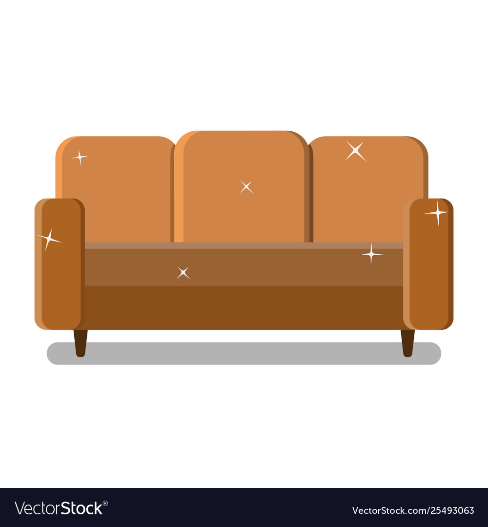 Image a soft new sofa Royalty Free Vector Image