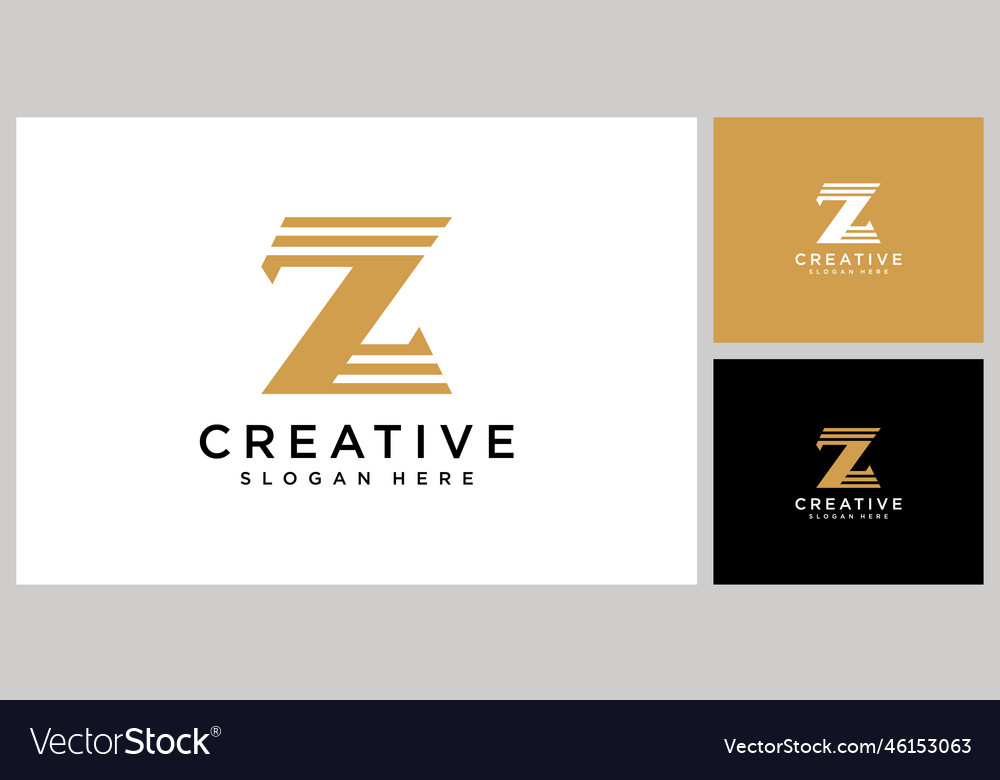 Initial letter z logo design