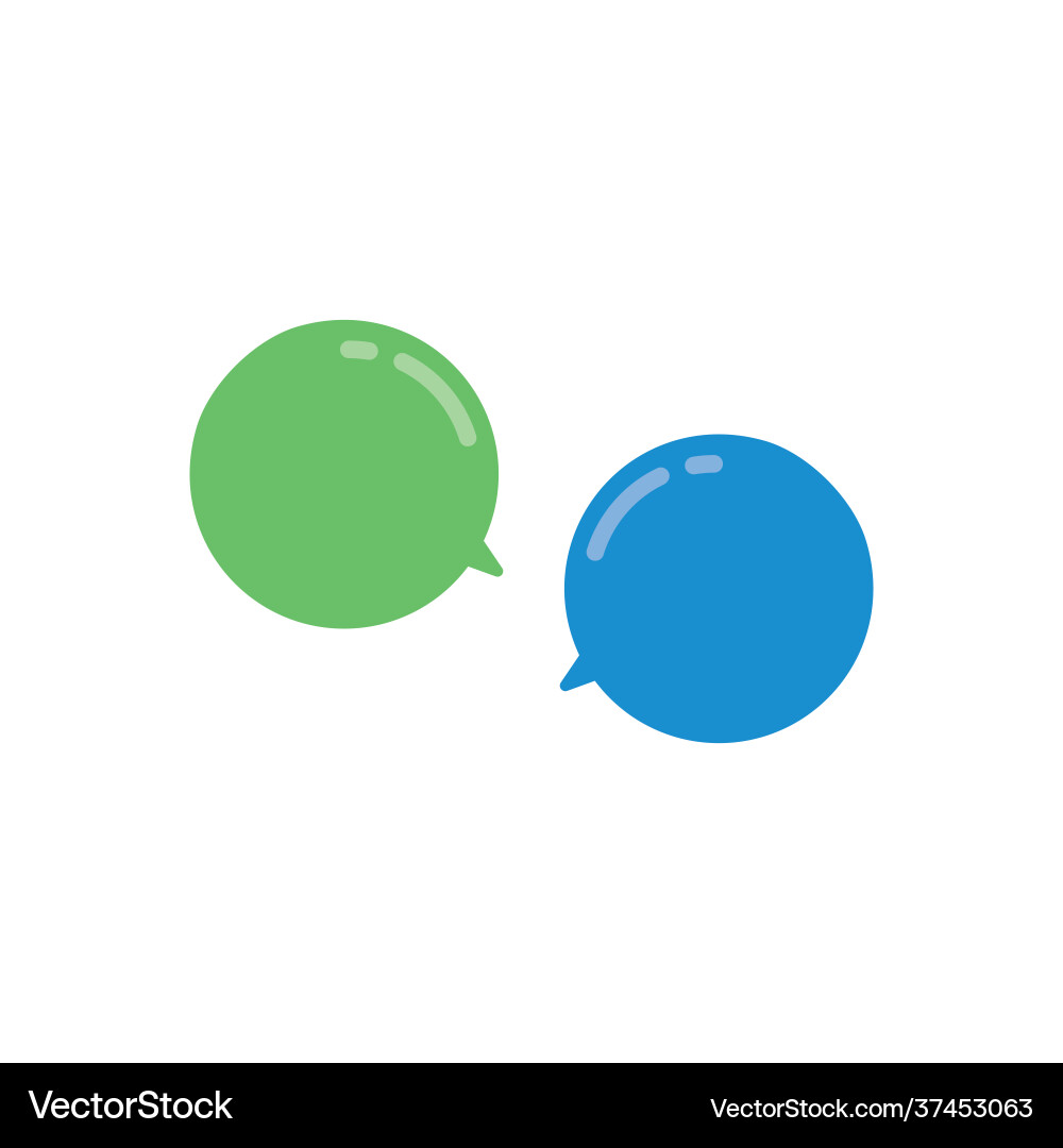 Set message icons dialogue social network Vector Image