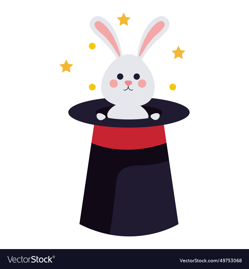 International Magicians Day Rabbit Royalty Free Vector Image