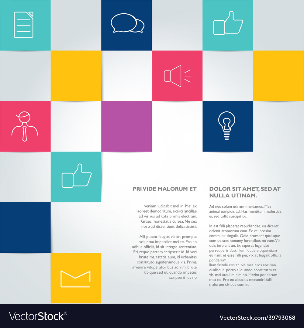 Speech bubble template numbered chart infographic