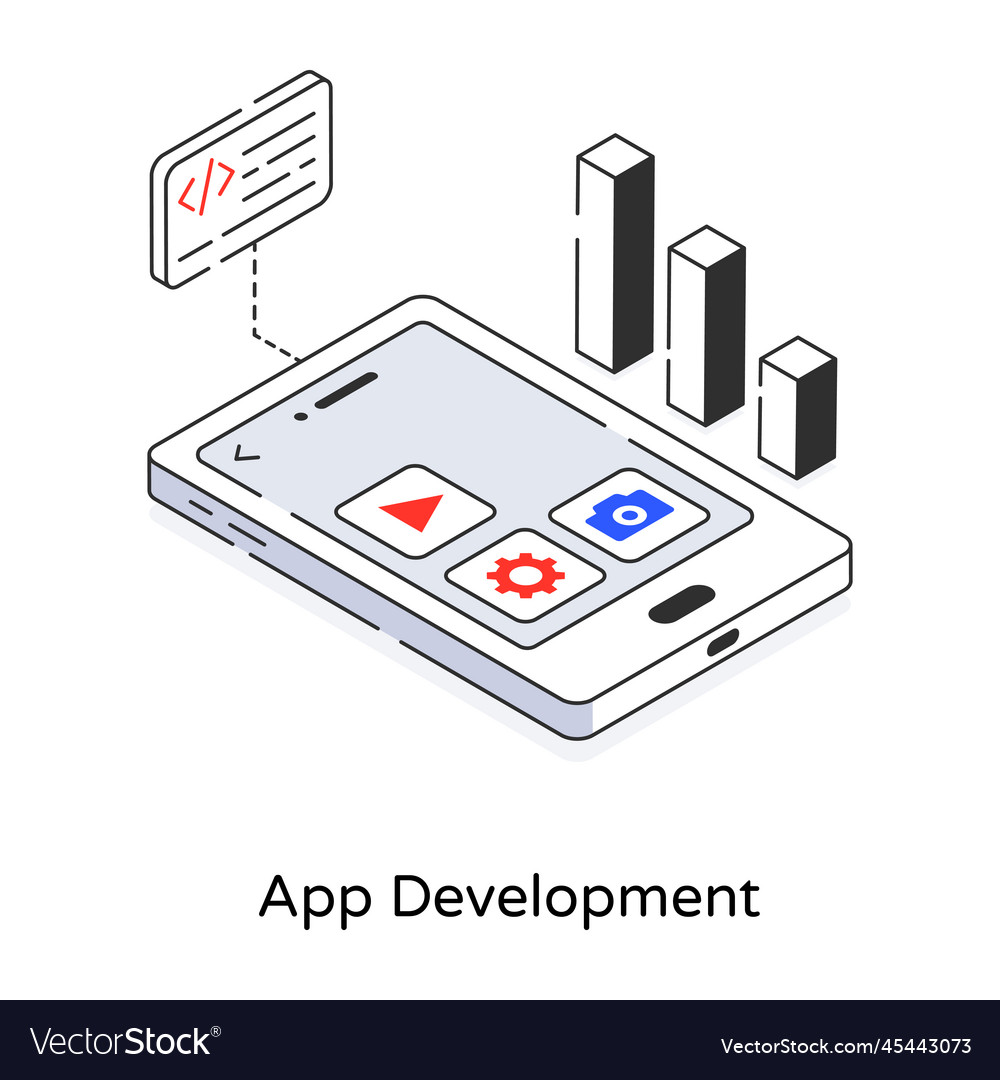 App development Royalty Free Vector Image - VectorStock