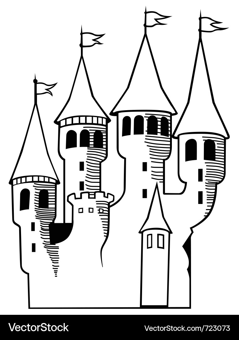 Castle Royalty Free Vector Image - VectorStock