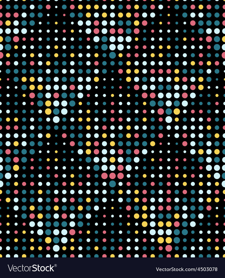 Halftone Rhombus Tiles Retro Colors Seamless Vector Image Halftone Rhombus Tiles Retro Colors Seamless Vector Image