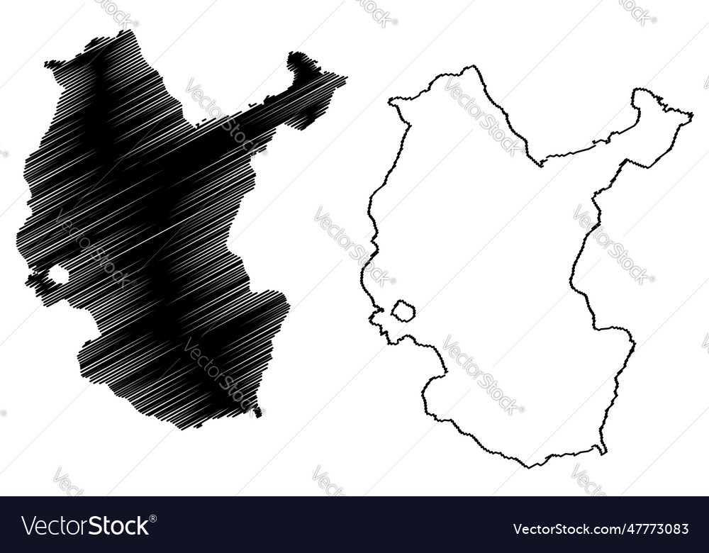 Lake jokulsarlon iceland map scribble sketch