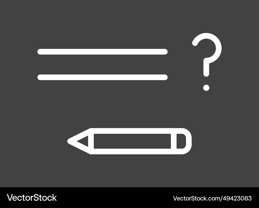 Solving question icon image Royalty Free Vector Image