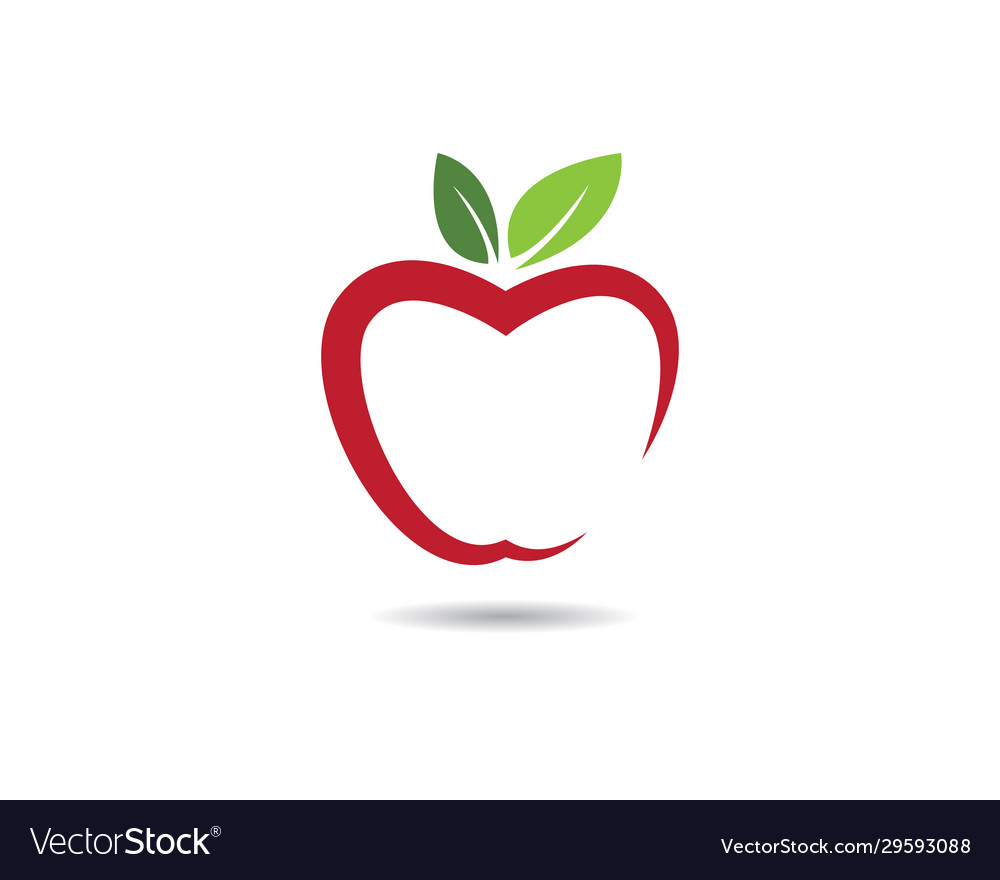 Apple logo symbol Royalty Free Vector Image - VectorStock