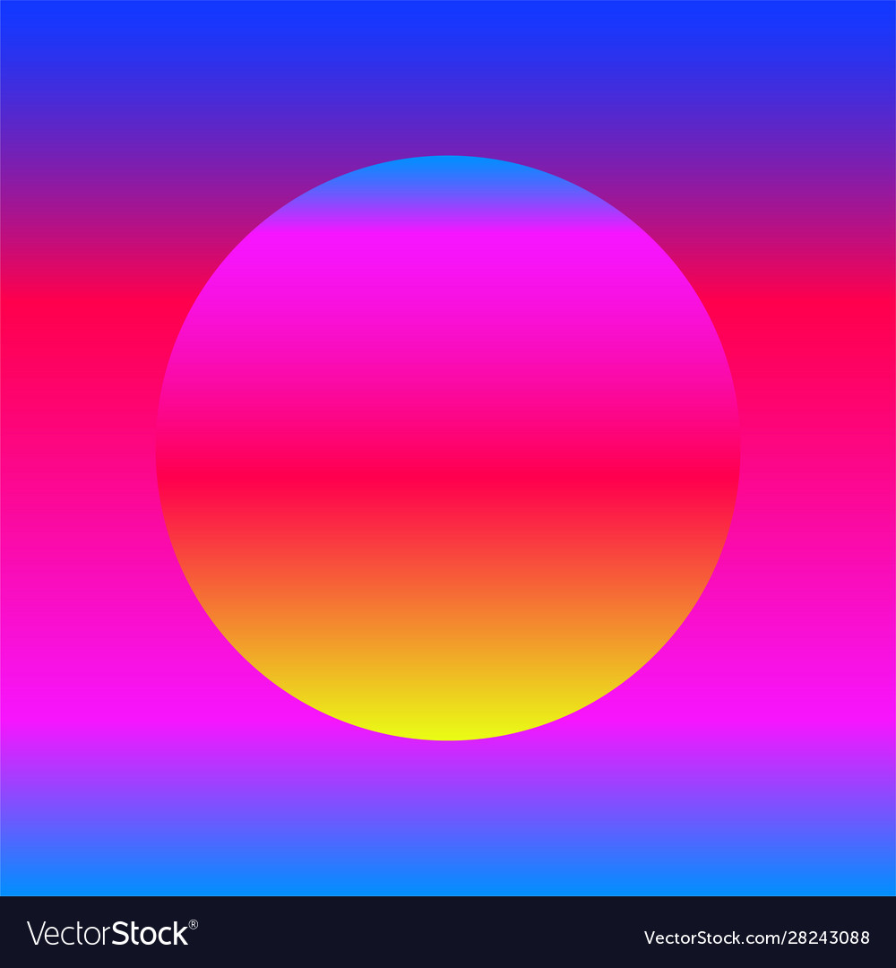 Colorful background with gradient ball Royalty Free Vector