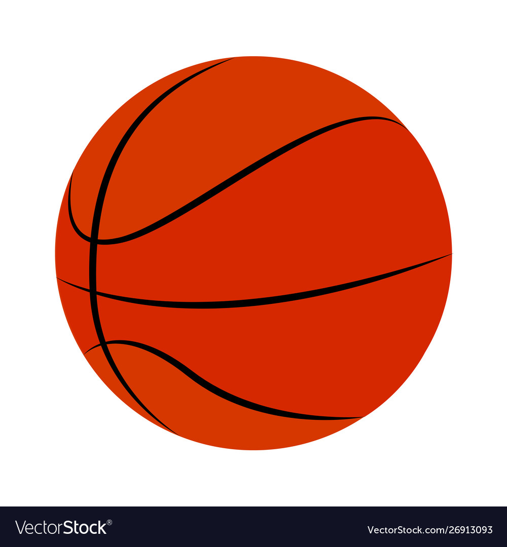 Abstract basketball ball Royalty Free Vector Image