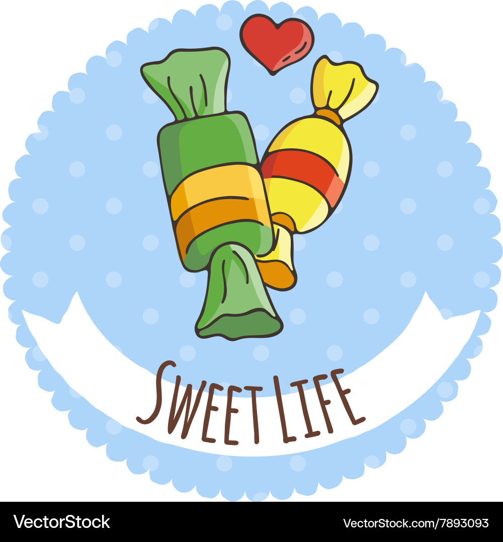 Candy background Royalty Free Vector Image - VectorStock
