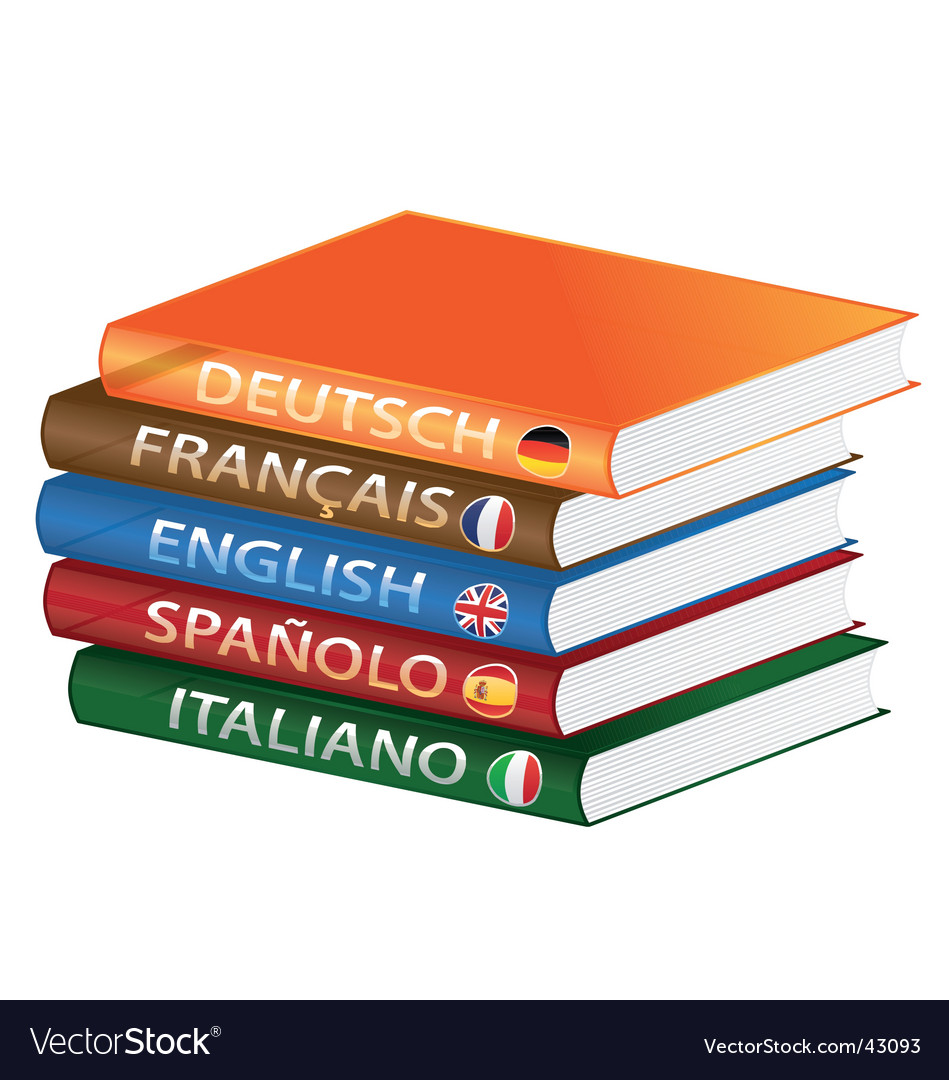 Languages manuals Royalty Free Vector Image - VectorStock