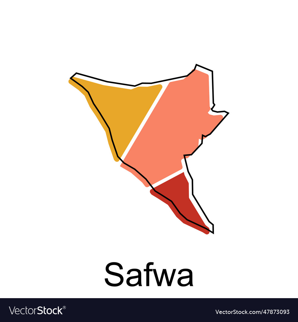 Safwa map map of saudi arabia capital country Vector Image