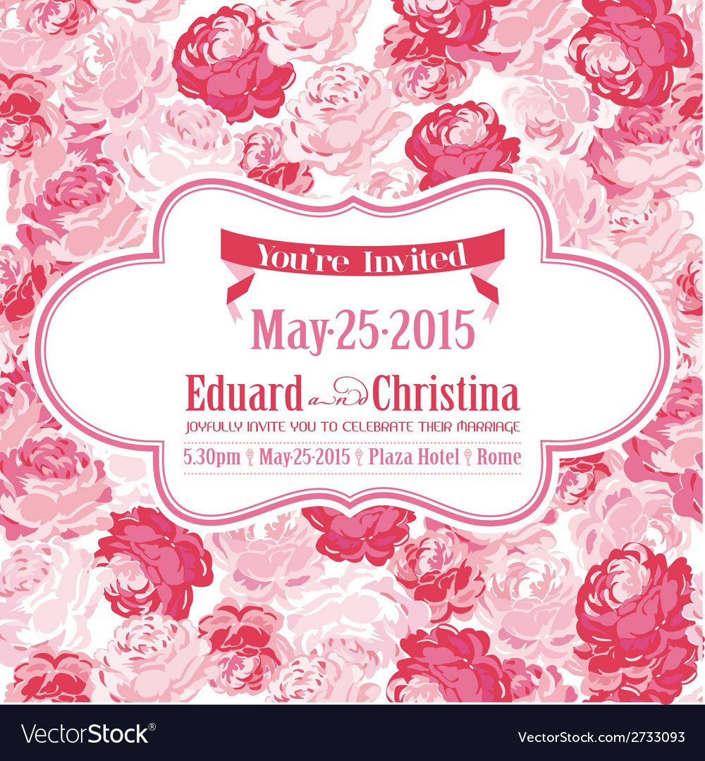 Wedding Invitation Background Border