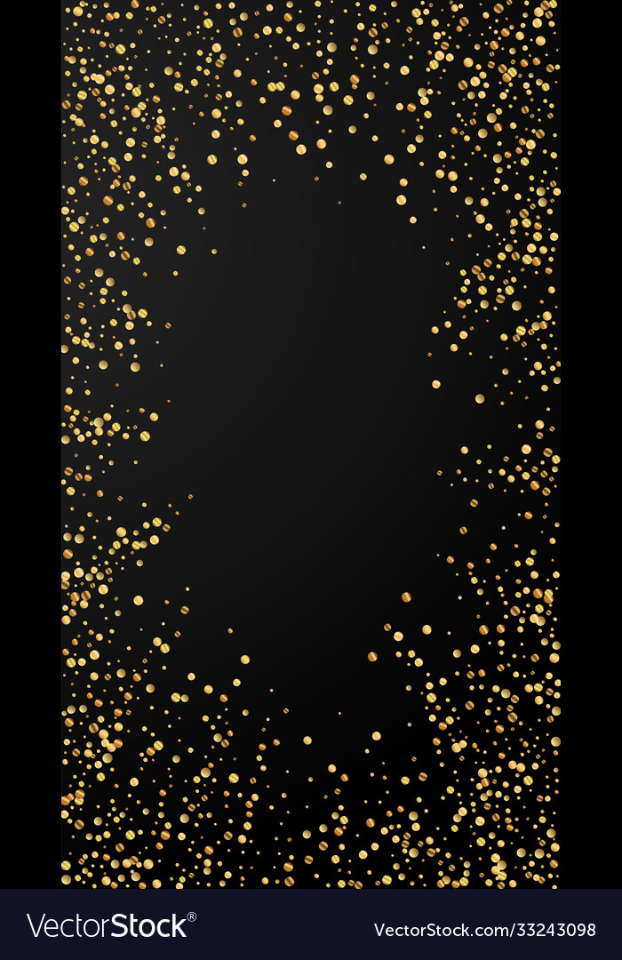 Festive vibrant confetti celebration stars gold Vector Image