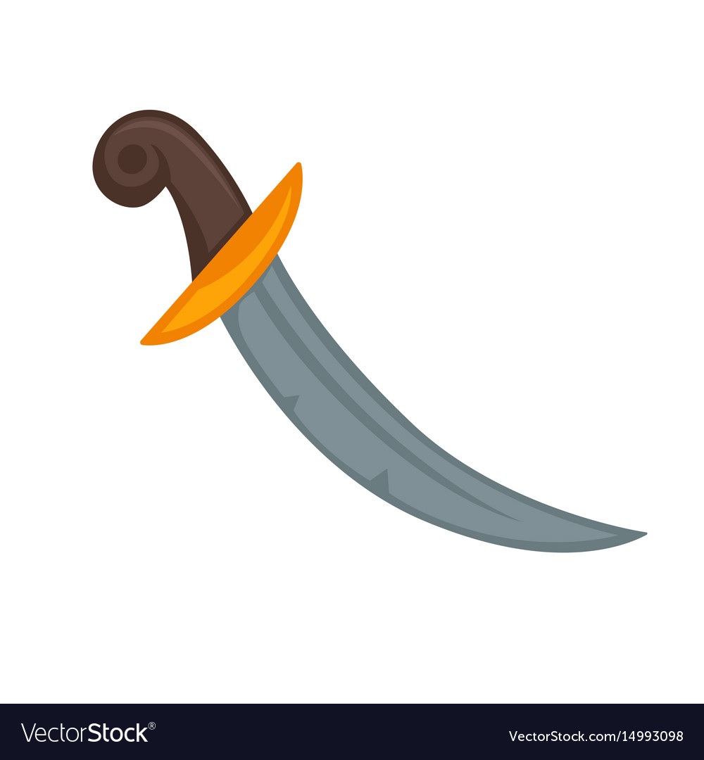 Simple vintage sword Royalty Free Vector Image