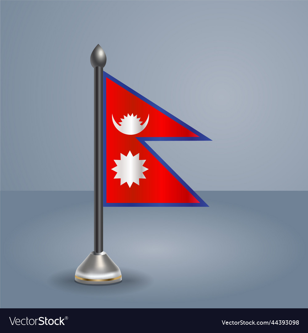 state-table-flag-of-nepal-royalty-free-vector-image