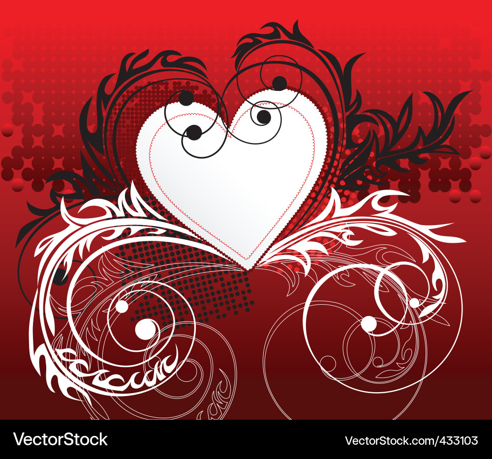 Valentines heart Royalty Free Vector Image - VectorStock