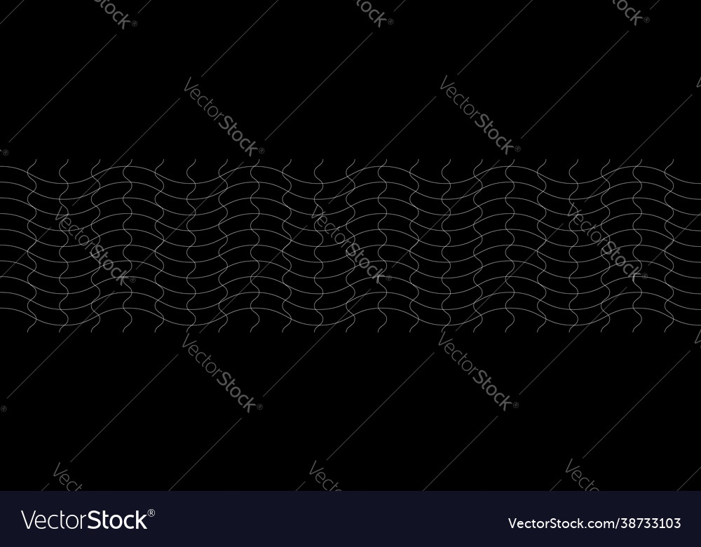 Wavy waving lines stripes undulating pattern Vector Image