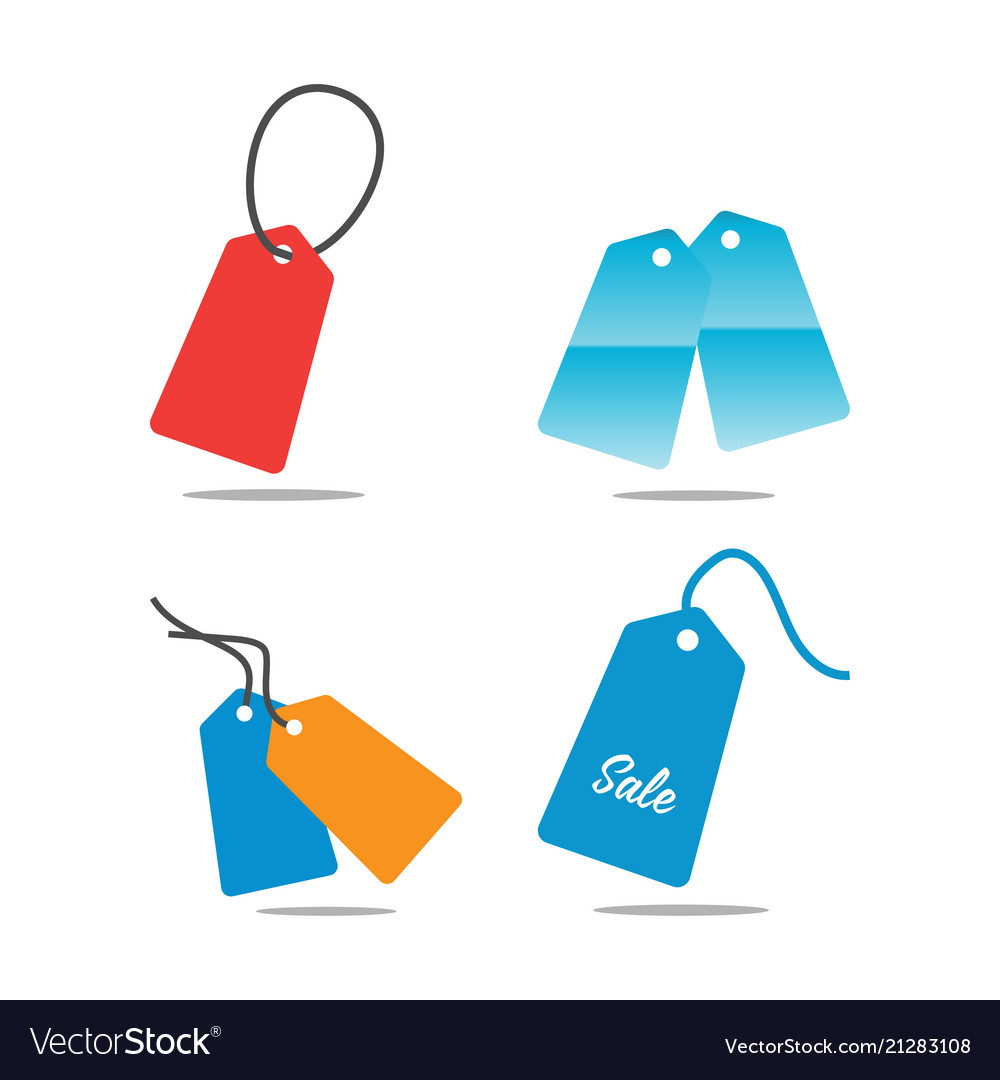 collection of price tag template royalty free vector image