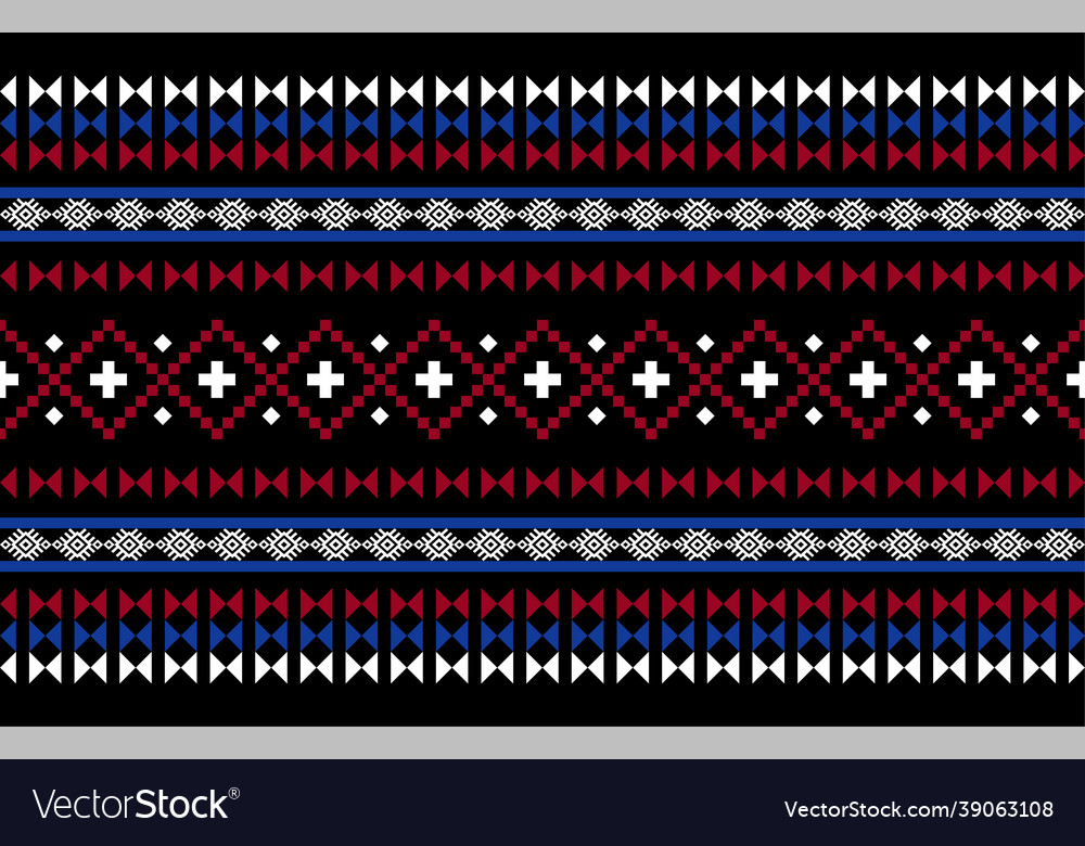 Geometric ethnic oriental seamless pattern