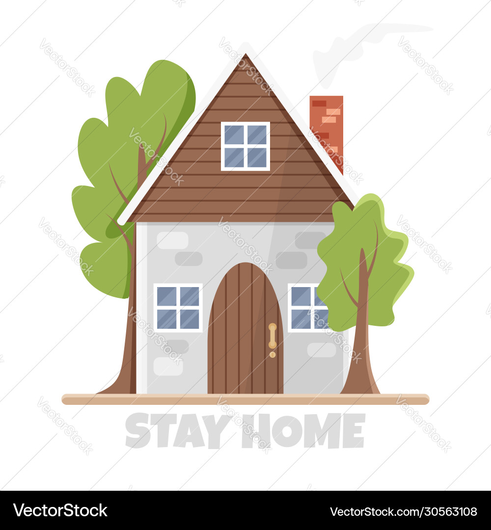 In flat style Royalty Free Vector Image - VectorStock