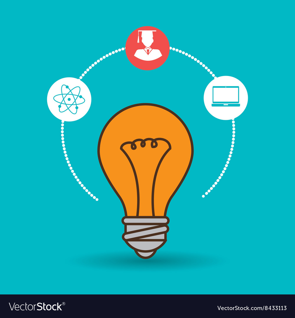 Academic student design Royalty Free Vector Image