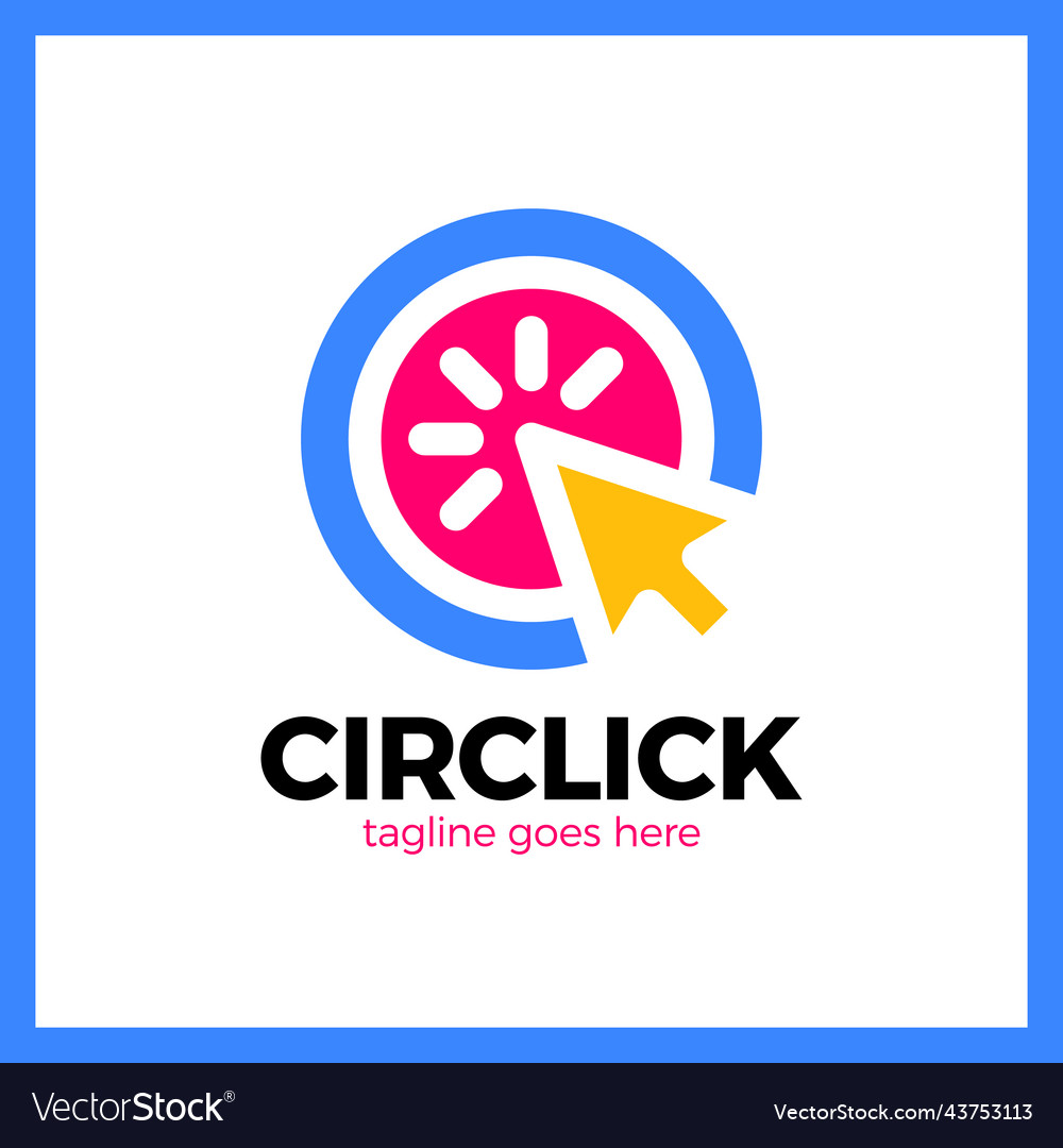 Circle arrow click logo