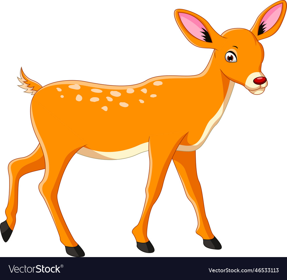 Cute deer cartoon