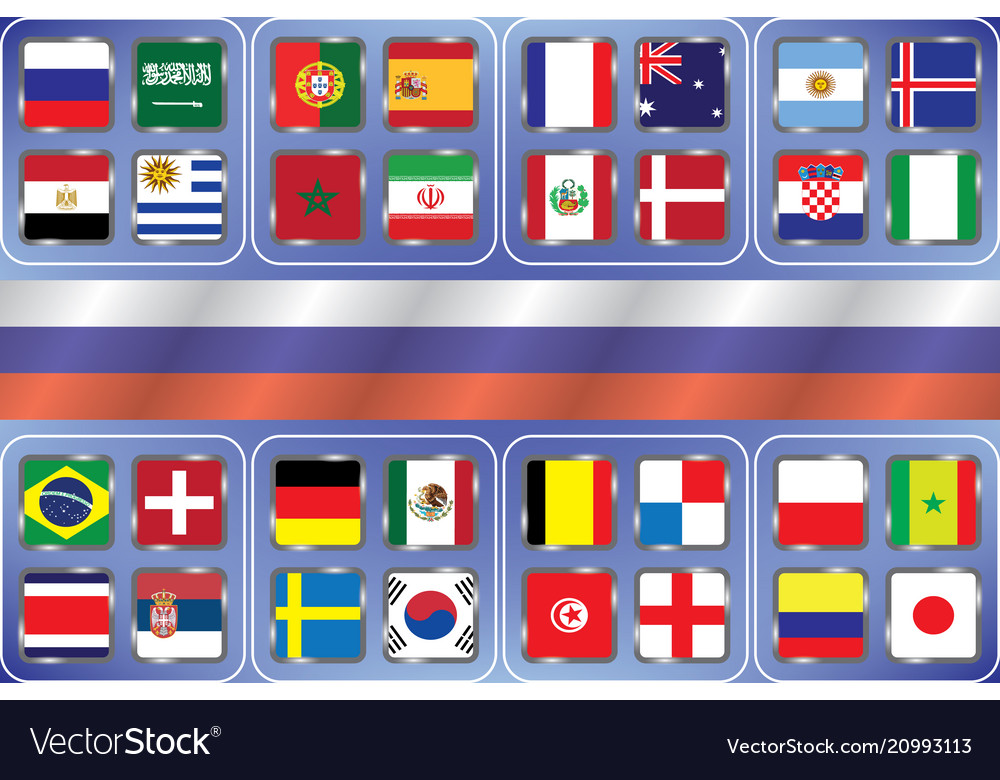 Information graph of the flags country