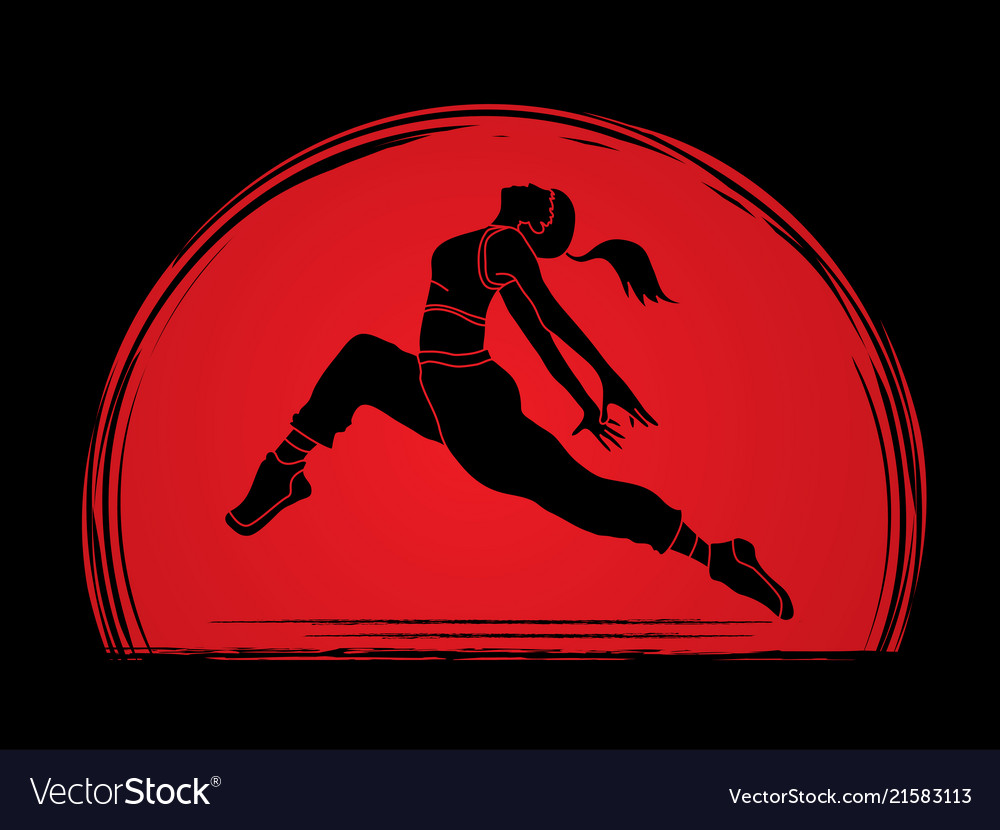 Street Dance B Boys Dance Hip Hop Dancing Vector Image