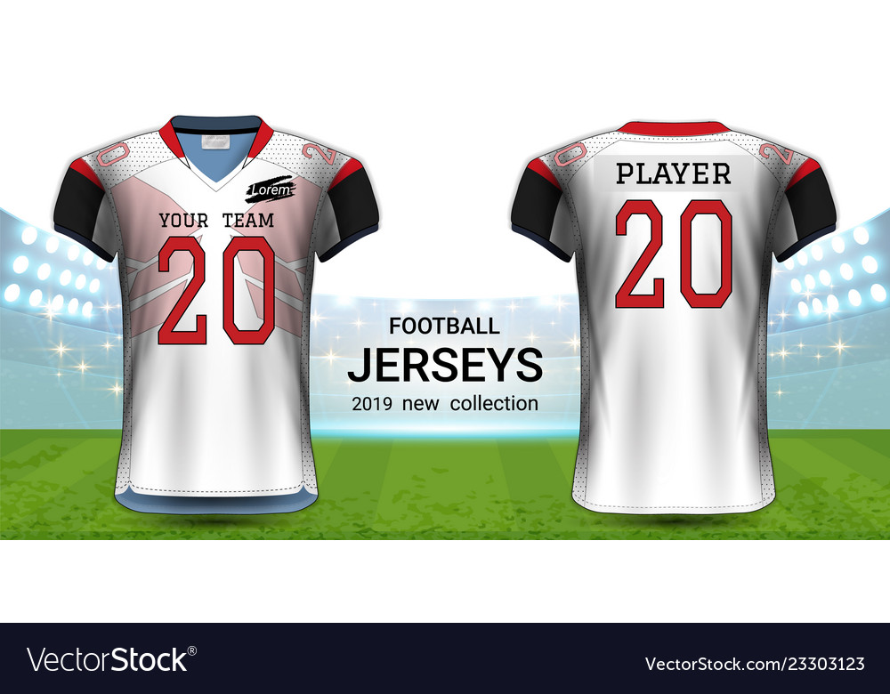 35+ Aussie Rules Jersey Mockup Back View Background ...