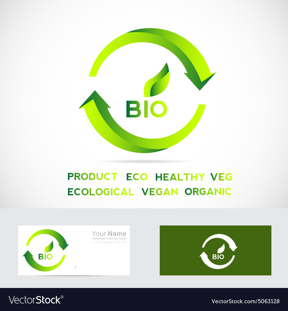 Bio Eco Badge Royalty Free Vector Image - Vectorstock