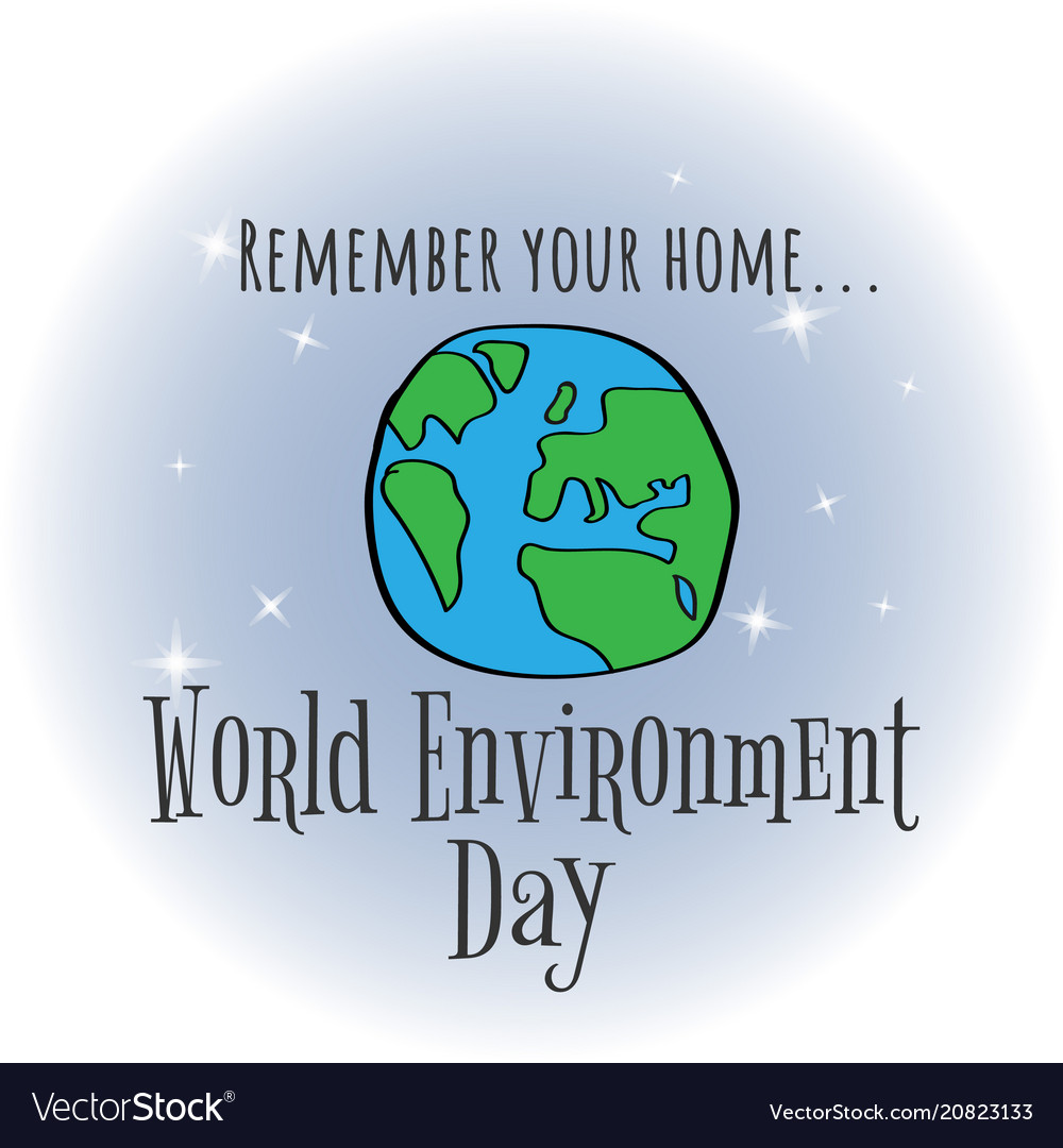 World Environment Day Concept Design For Banner Vector Image