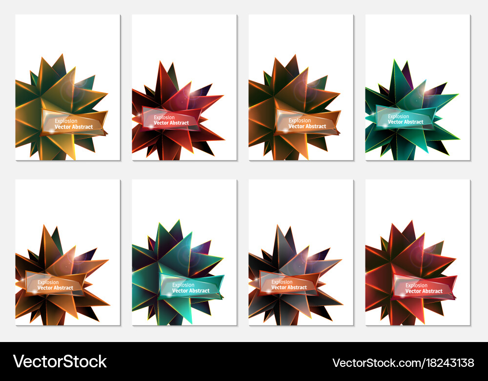 An abstract explosion Royalty Free Vector Image