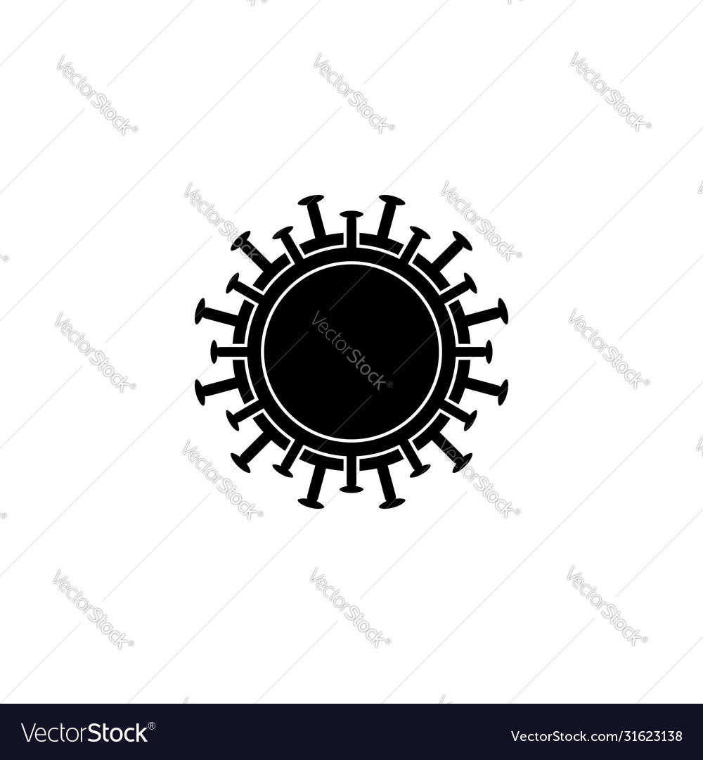 Virus logo design Royalty Free Vector Image - VectorStock