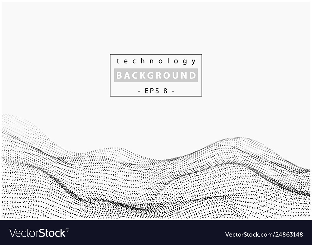 Technology background with connecting dots